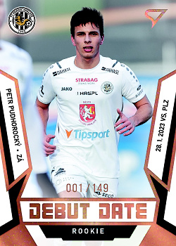 Petr Pudhorocky Hradec Kralove SportZoo FORTUNA:LIGA 2022/23 2. serie Debut Date Rookie /149 #DR-09